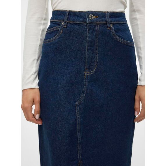 VERO MODA VMVERI HR Calf Denim Skirt GA NOOS