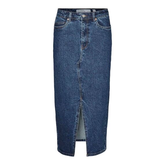 VERO MODA VMVERI HR Calf Denim Skirt GA NOOS