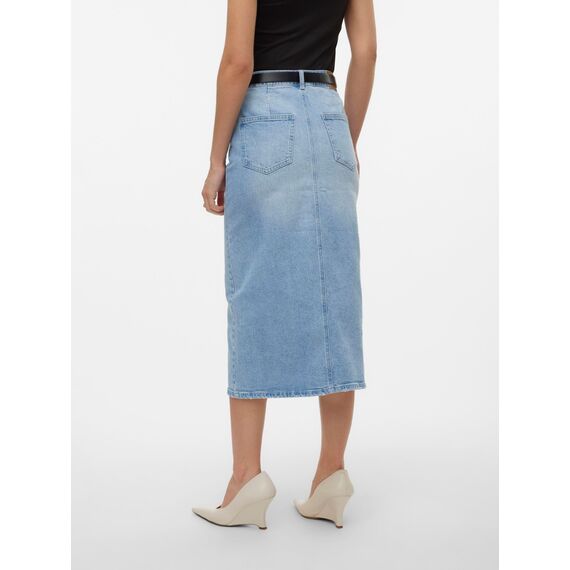 VERO MODA VMVERI HR Calf Denim Skirt GA NOOS