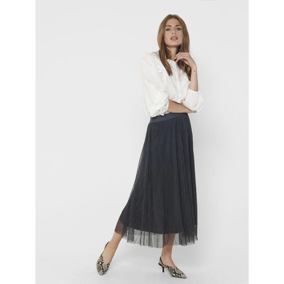 ONLY Damen Onllavina Skirt JRS Noos, Asphalt, XXL