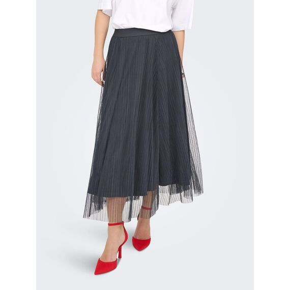 ONLY Damen Onllavina Skirt JRS Noos, Asphalt, XXL