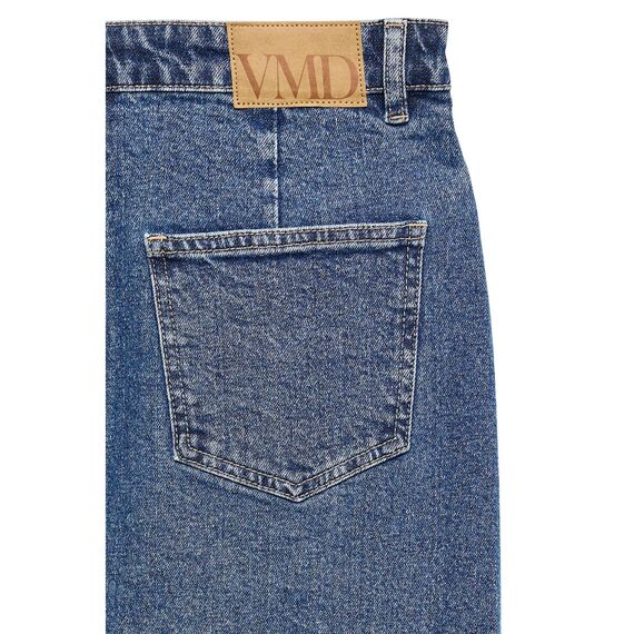 VERO MODA Female Jeansrock VMVERI Hohe Taille Langer Rock