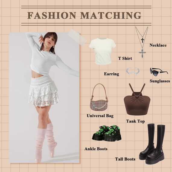 Neteson Minirock Damen Sexy Kurz Faltenrock mit Hose Mini Rock Sommer Spitze A-Linie Ruffle Skirt Y2k Plisseerock Rüschen Frauen Kurzer Röcke Fairycore Streetwear