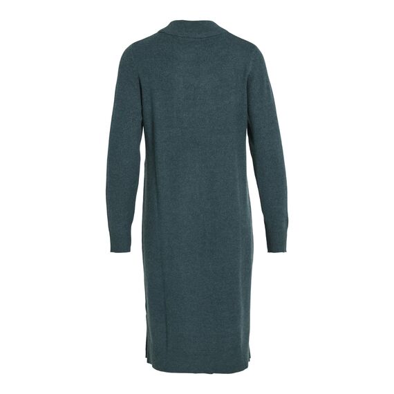 Viril Crew Neck L/S Midi Dress - Noos
