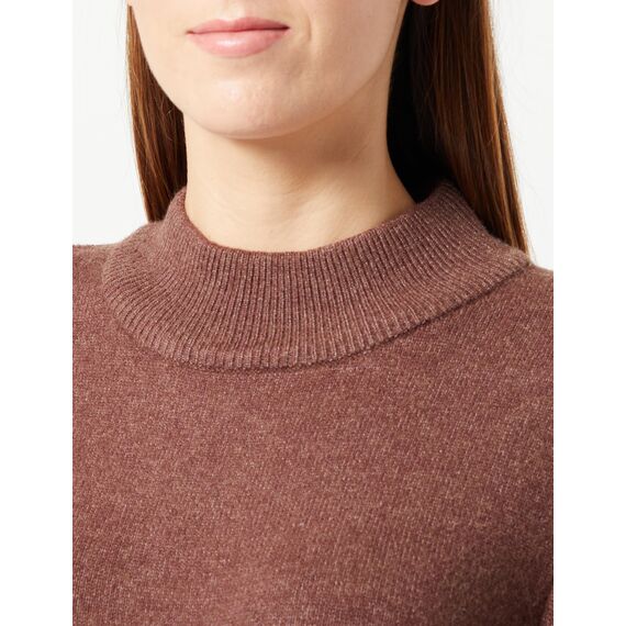 Viril Crew Neck L/S Midi Dress - Noos