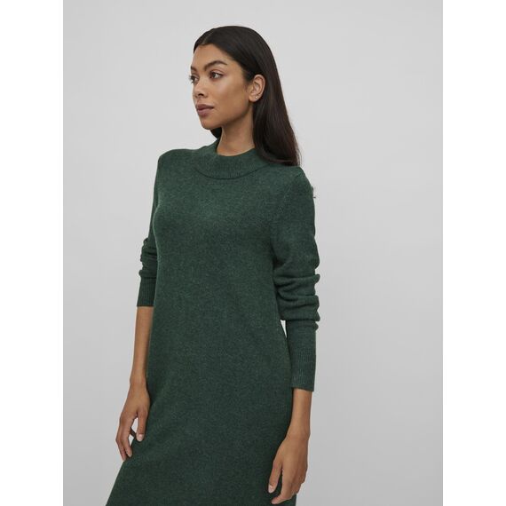 VIRIL Crew Neck L/S MIDI Dress - NOOS
