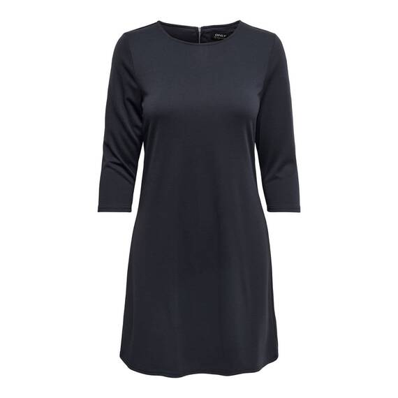 ONLY Damen Onlwinner Sl Maxi Dress Noos Wvn Kleid, Blue Graphite ,L
