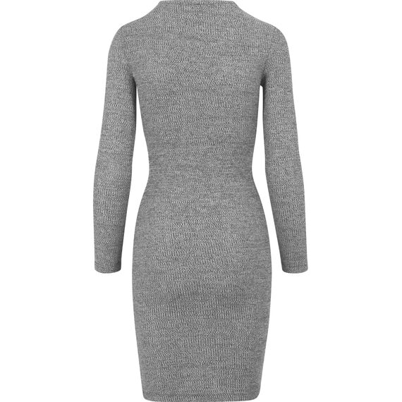 Urban Classics Damen Kleid, Baumwolle, Grau (Charcoal 91), XS