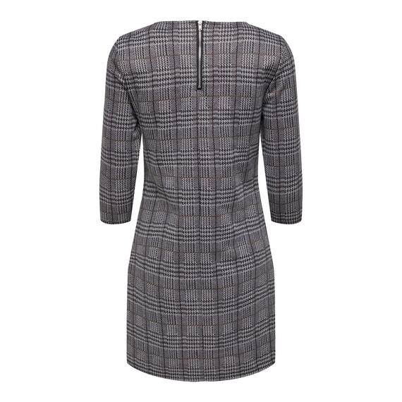 ONLY Damen ONLBRILLIANT 3/4 Check Dress NOOS JRS Kleid mini, Black/Checks:bennie Check ,3XL