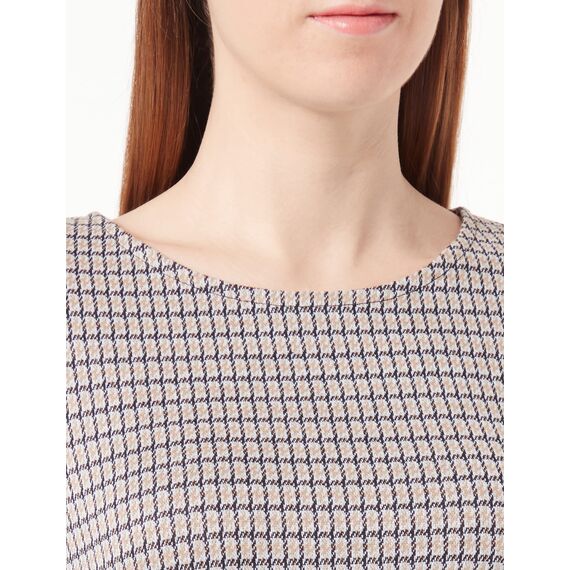 ONLY Damen ONLBRILLIANT 3/4 Check Dress NOOS JRS Kleid mini, Black/Checks:ella Check ,M