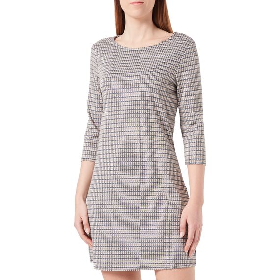 ONLY Damen ONLBRILLIANT 3/4 Check Dress NOOS JRS Kleid mini, Black/Checks:ella Check ,M