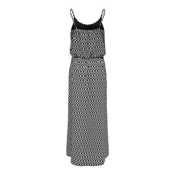 ONLY Damen Onlwinner Sl Maxi Dress Noos Wvn Kleid, Schwarz / Weiß ,34