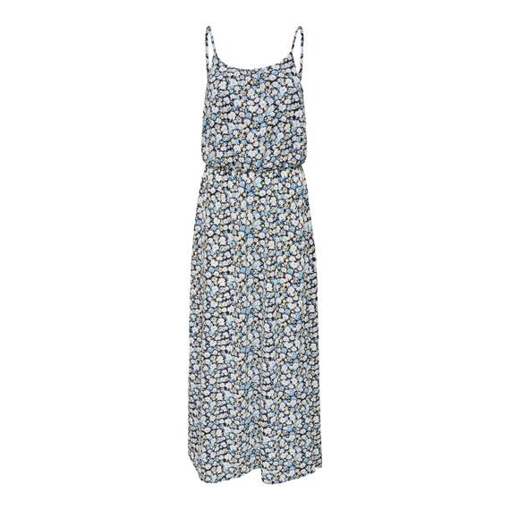 ONLY Damen Onlwinner Sl Maxi Dress Noos Wvn Kleid, Blau / Blumen ,34