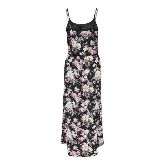 ONLY Damen Onlwinner S/L Maxi Dress Noos Ptm, Black/AOP:Big Larry Flower, 32