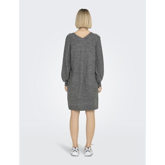 JDYELANORA L/S V-Neck Dress KNT NOOS