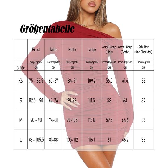 Navneet Damen Off Shoulder Kleider Herbstkleid Elegant Minikleid Sexy Schwarz Langarm Eng Kleid Hochzeit Party Festlich Schwarz M