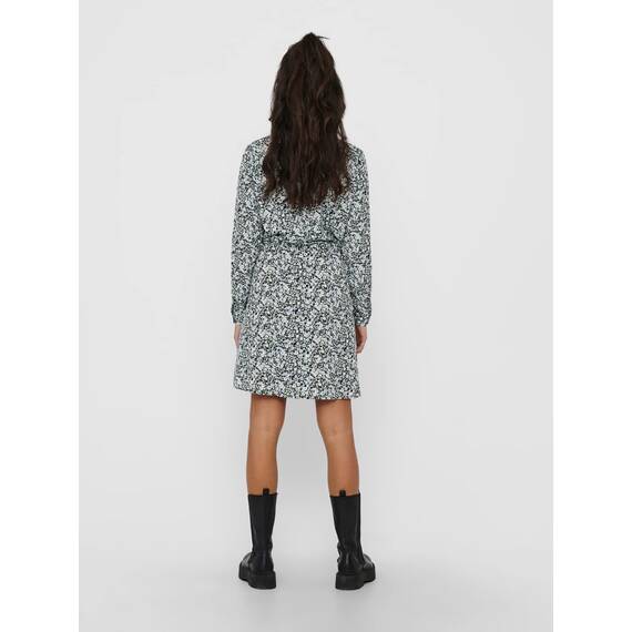 ONLY Damen Onlcory L/S V-Neck Tunic WVN Noos, Blau (Night Sky/Aop:abigale Flower), XXS