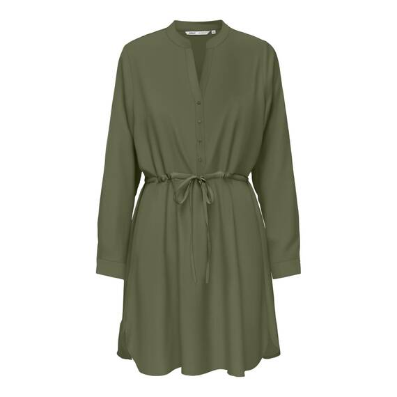 ONLY Damen Onlcory Life L/S V-Neck Tunic WVN Noos Tunika-Top Für Den Alltag Mit Volumenärmeln Und Stylischem V-Ausschnitt, Kalamata, 42