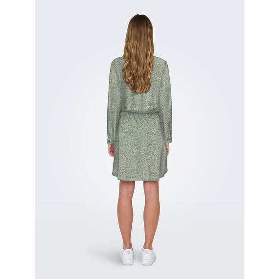 ONLY Damen Onlcory Life L/S V-Neck Tunic WVN Noos Tunika-Top Für Den Alltag Mit Volumenärmeln Und Stylischem V-Ausschnitt, Lily Pad, 32