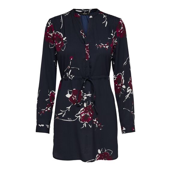 ONLY Damen Onlcory Life L/S V-Neck Tunic WVN Noos Tunika-Top Für Den Alltag Mit Volumenärmeln Und Stylischem V-Ausschnitt, Lily Pad, XL