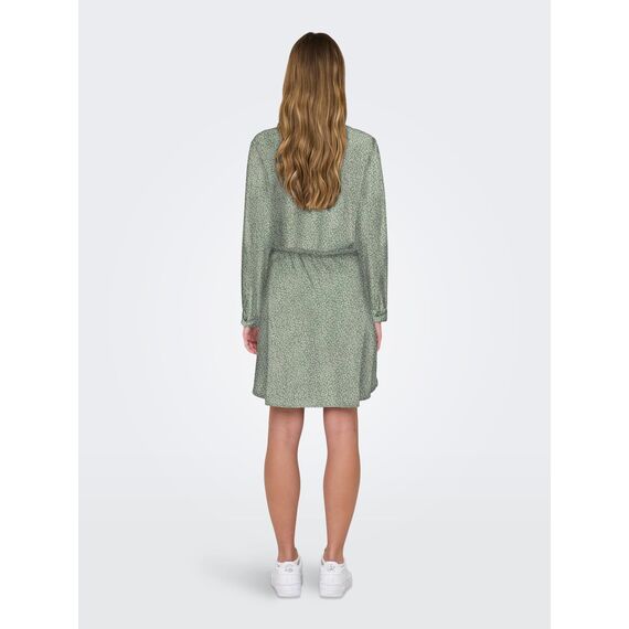 ONLY Damen Onlcory Life L/S V-Neck Tunic WVN Noos Tunika-Top Für Den Alltag Mit Volumenärmeln Und Stylischem V-Ausschnitt, Lily Pad, XL