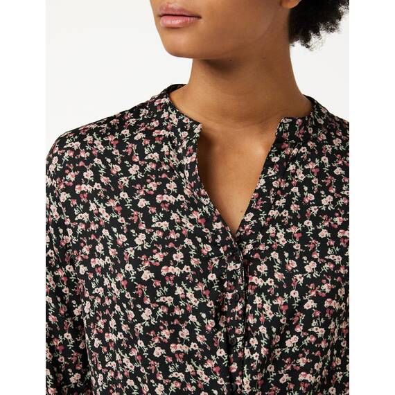 ONLY Damen Onlcory L/S V-Neck Tunic WVN Noos, Schwarz (Black/Nera Flower) ,XXL
