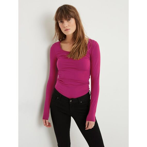 VERO MODA Damen VMMAXI My LS Soft UNECK 3-Pack, Festival Fuchsia/Gibraltar Sea/Black, XS