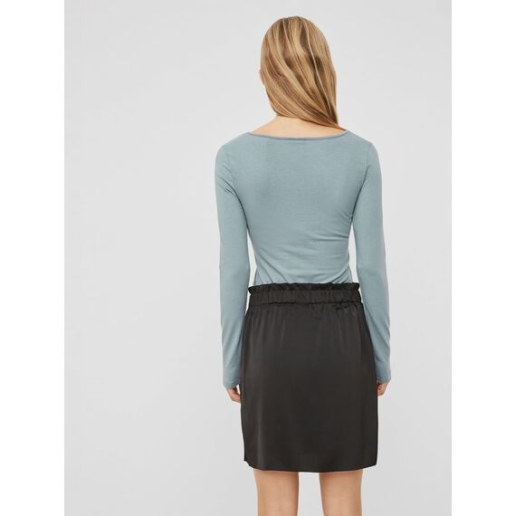 VERO MODA Damen VMMAXI My LS Soft UNECK 3-Pack, Oil Green/Abyss/Stormy Weather, XS