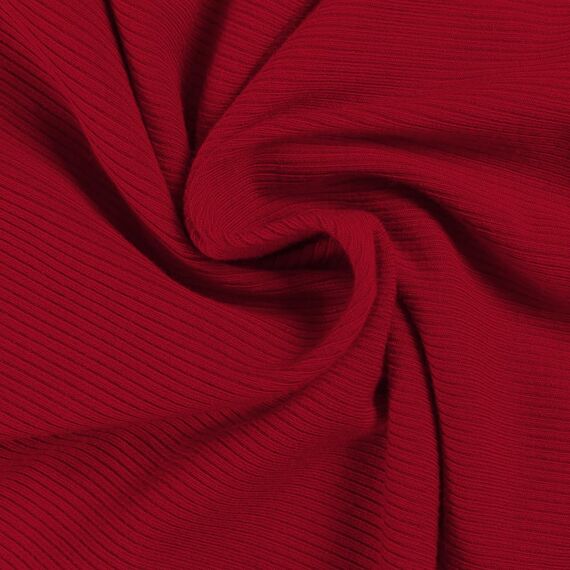 DUOEASE Langarmshirt Damen Basic Longsleeve Elegant Langarm Oberteile Rippshirt Tshirts Tops（Rot,M