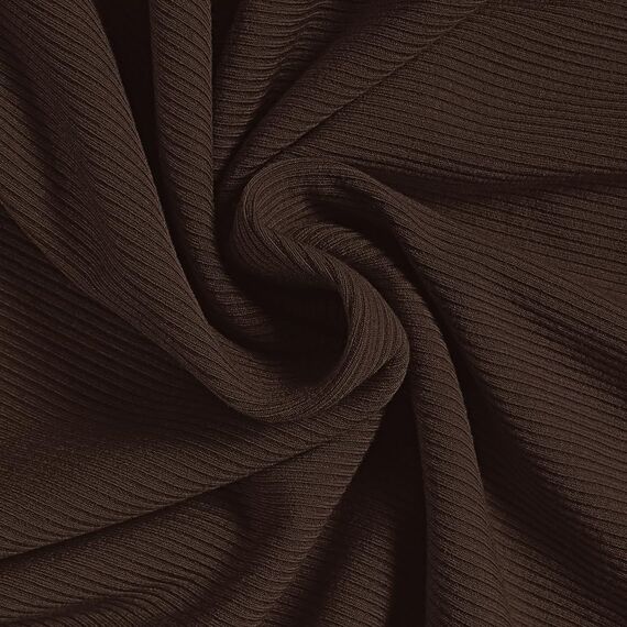 Basic T-Shirt Damen Mit Langen Ärmeln Elegant Rippshirt Pullover Herbst（Braun，XL