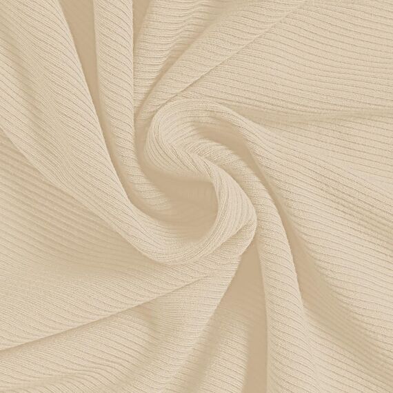 DUOEASE Langarmshirt Damen Basic Longsleeve Elegant Langarm Oberteile Rippshirt Tshirts Tops（Cremeweiß,S