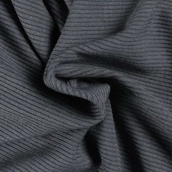 DUOEASE Langarmshirt Damen Basic Longsleeve Elegant Langarm Oberteile Rippshirt Tshirts Tops（Dunkelgrau,XS