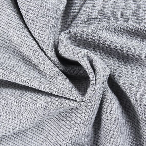 DUOEASE Langarmshirt Damen Basic Longsleeve Elegant Langarm Oberteile Rippshirt Tshirts Tops（Grau,XS