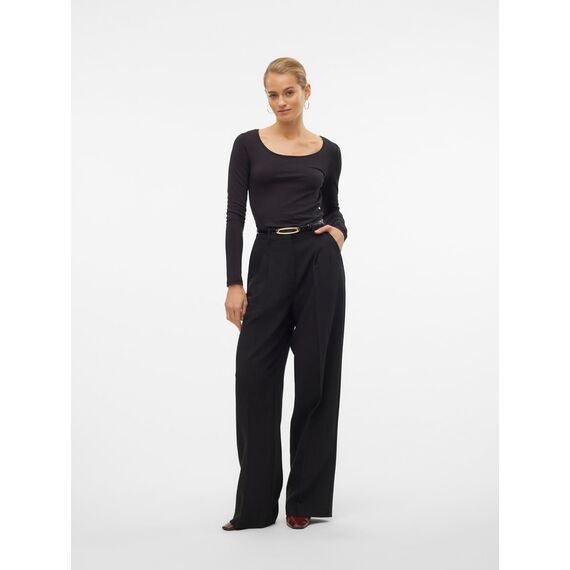 VERO MODA Damen VMMAXI My LS Soft UNECK 3-Pack, Festival Fuchsia/Gibraltar Sea/Black, XXL