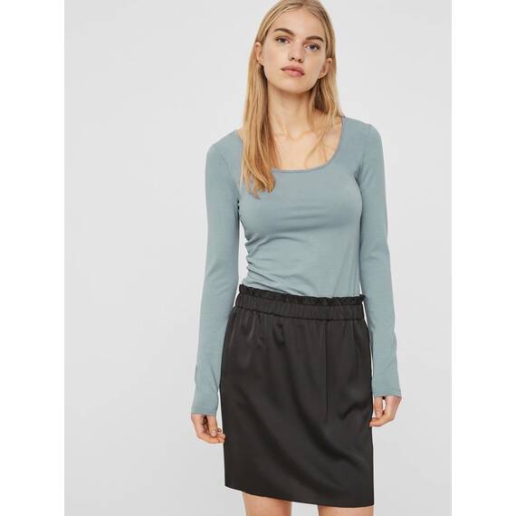 VERO MODA Damen VMMAXI My LS Soft UNECK 3-Pack, Oil Green/Abyss/Stormy Weather, XL