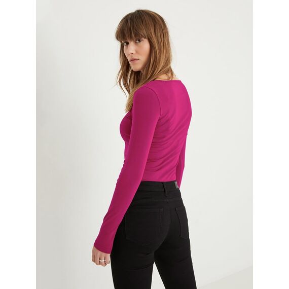 VERO MODA Damen VMMAXI My LS Soft UNECK 3-Pack, Festival Fuchsia/Gibraltar Sea/Black, M
