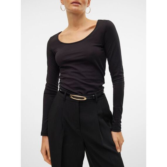VERO MODA Damen VMMAXI My LS Soft UNECK 3-Pack, Festival Fuchsia/Gibraltar Sea/Black, XXL