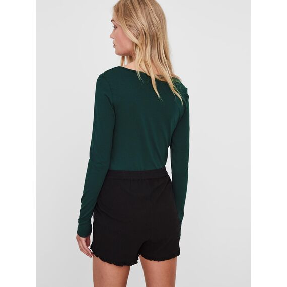 VERO MODA Damen VMMAXI My LS Soft Long U-Neck, Reflecting Pond, XS