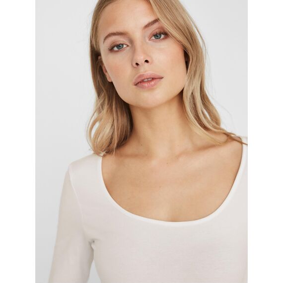 VERO MODA Damen VMMAXI My LS Soft UNECK NOOS 3-Pack, Walnut/Rose Brown & MARSHMALLO, L