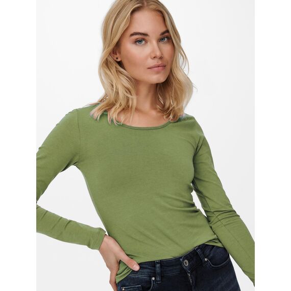 VERO MODA Damen VMMAXI My LS Soft UNECK NOOS 3-Pack, Oil Green/Green Gables & Chine, XXL