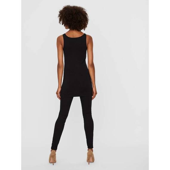 VERO MODA Damen Tank Top VMMaxi My Soft Long Basic Damentop 10185110 Black XXL