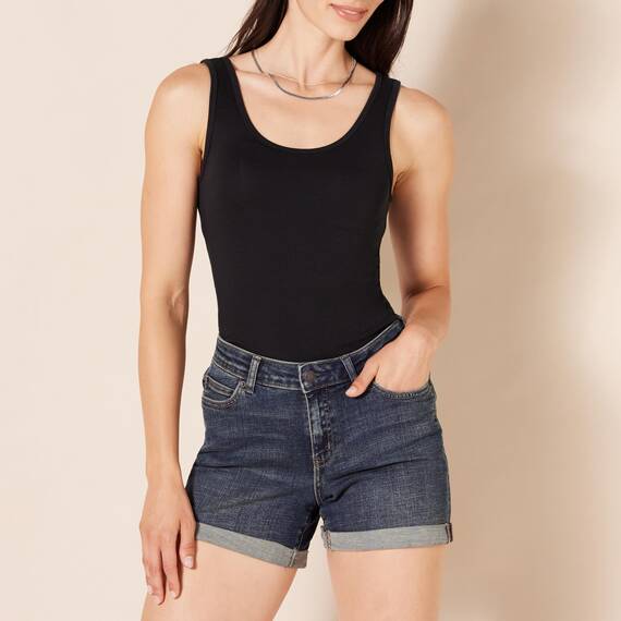 Amazon Essentials Damen Tanktop, Schmale Passform, 2er-Pack, Olivgrün/Schwarz, L