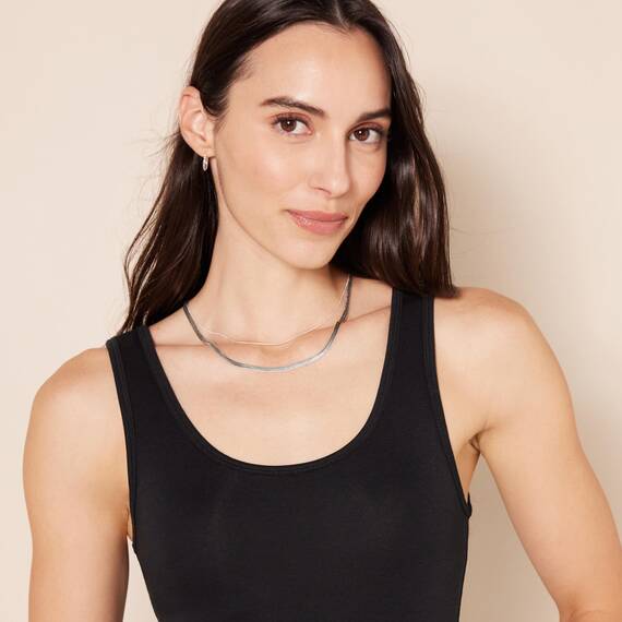 Amazon Essentials Damen Tanktop, Schmale Passform, 2er-Pack, Olivgrün/Schwarz, XL