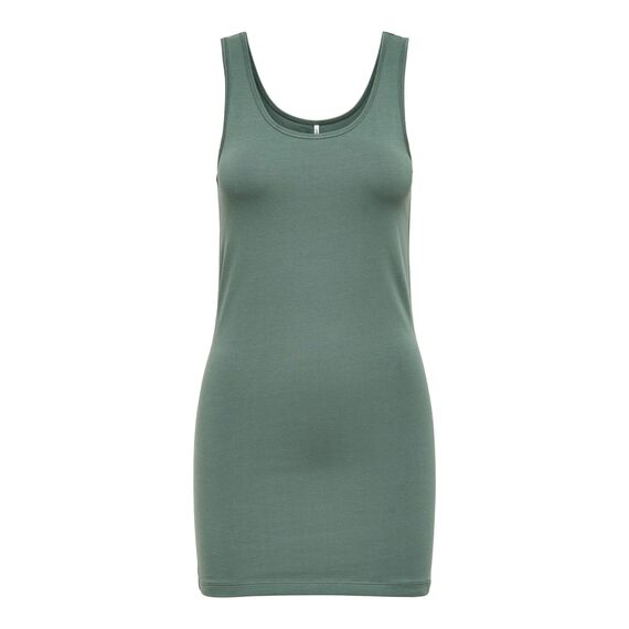 ONLY 3er Pack Damen Oberteile Basic Tank Tops weiß, schwarz, grau, blau, Creme Frauen Shirt lang Sommer Shirts Top 15201465 (L, FarbMix 2)