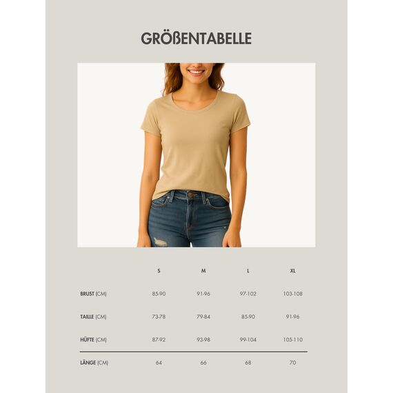 Basic Treasure 3er Pack T Shirt Damen, Kurzärmliges Damen Shirt für Frauen, 100% Baumwolle, Rundhals, (DE/NL/SE/PL, Alphanumerisch, S, Regular, 3 Farben Mix Rosa Beige Grau meliert - Kurzarm)