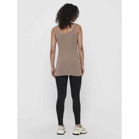 ONLY 3er Pack Damen Oberteile Basic Tank Tops weiß, schwarz, grau, blau, Creme Frauen Shirt lang Sommer Shirts Top 15201465 (XL, Farbmix 1)