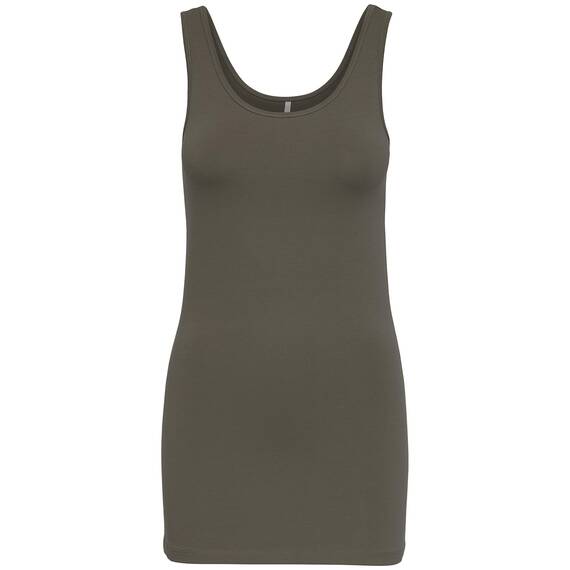 ONLY 3er Pack Damen Oberteile Basic Tank Tops weiß, schwarz, grau, blau, Creme Frauen Shirt lang Sommer Shirts Top 15201465 (XL, Farbmix 3)