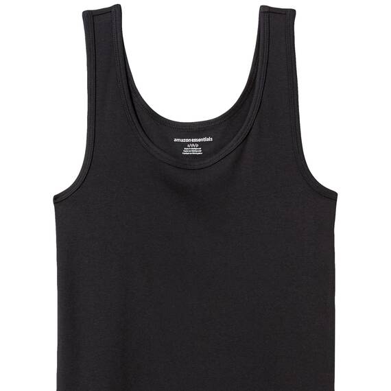 Amazon Essentials Damen Tanktop, Schmale Passform, 2er-Pack, Schwarz/Weiß, XXL