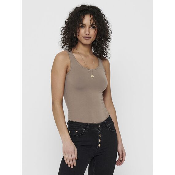 ONLY 3er Pack Damen Oberteile Basic Tank Tops weiß, schwarz, grau, blau, Creme Frauen Shirt lang Sommer Shirts Top 15201465 (XL, Farbmix 1)