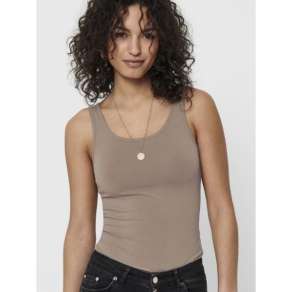 ONLY 3er Pack Damen Oberteile Basic Tank Tops weiß, schwarz, grau, blau, Creme Frauen Shirt lang Sommer Shirts Top 15201465 (XL, Farbmix 1)